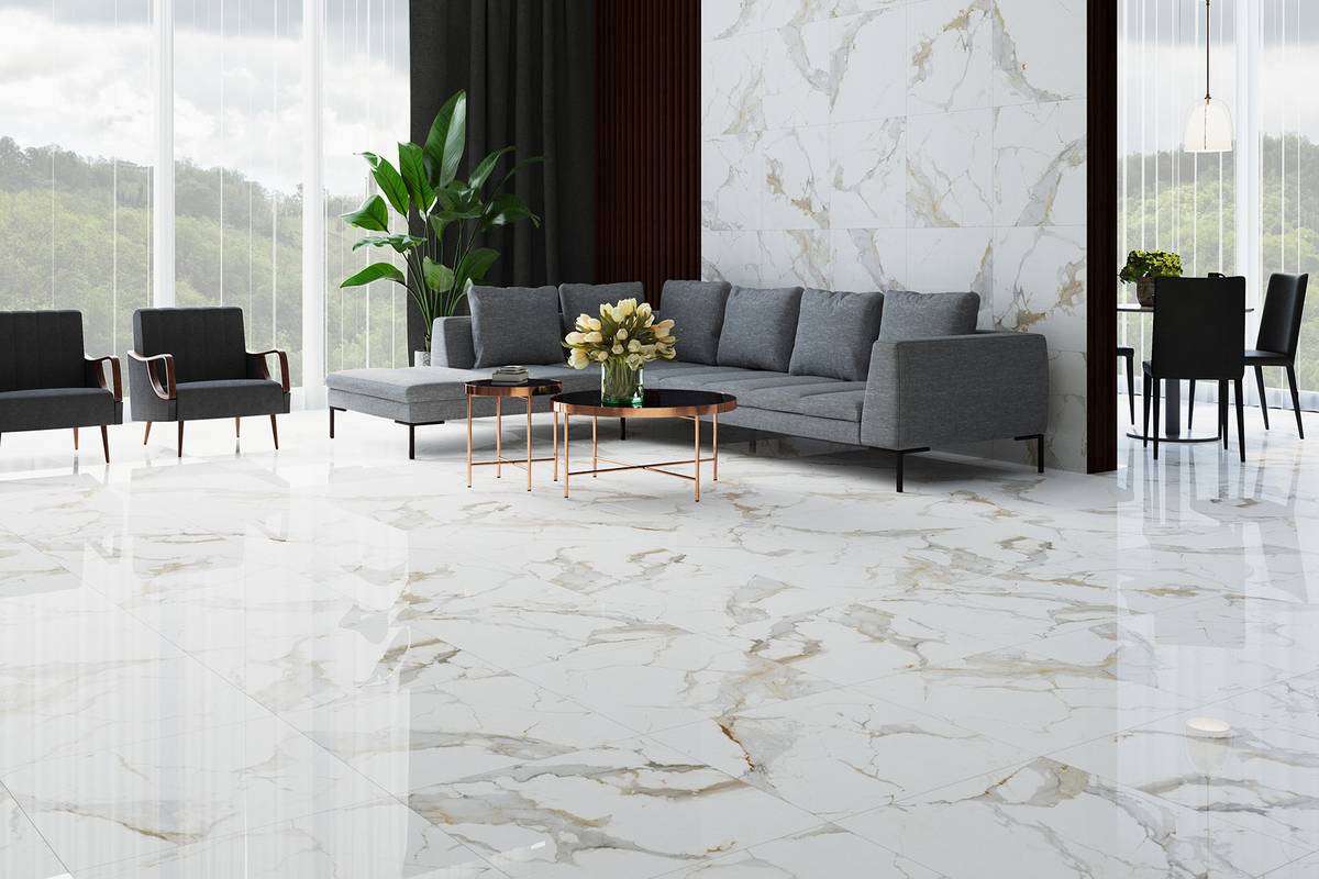 Staro Oasis Calacatta Blonde Керамогранит Staro Oasis Calacatta Blonde 60x60 полированный бежевый мрамор